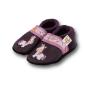 Preview: Krabbelschuhe Einhorn auf darkviolett